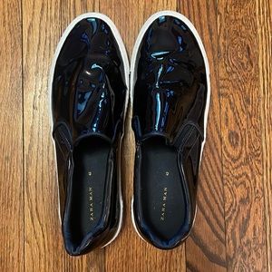 Zara man leather shoes